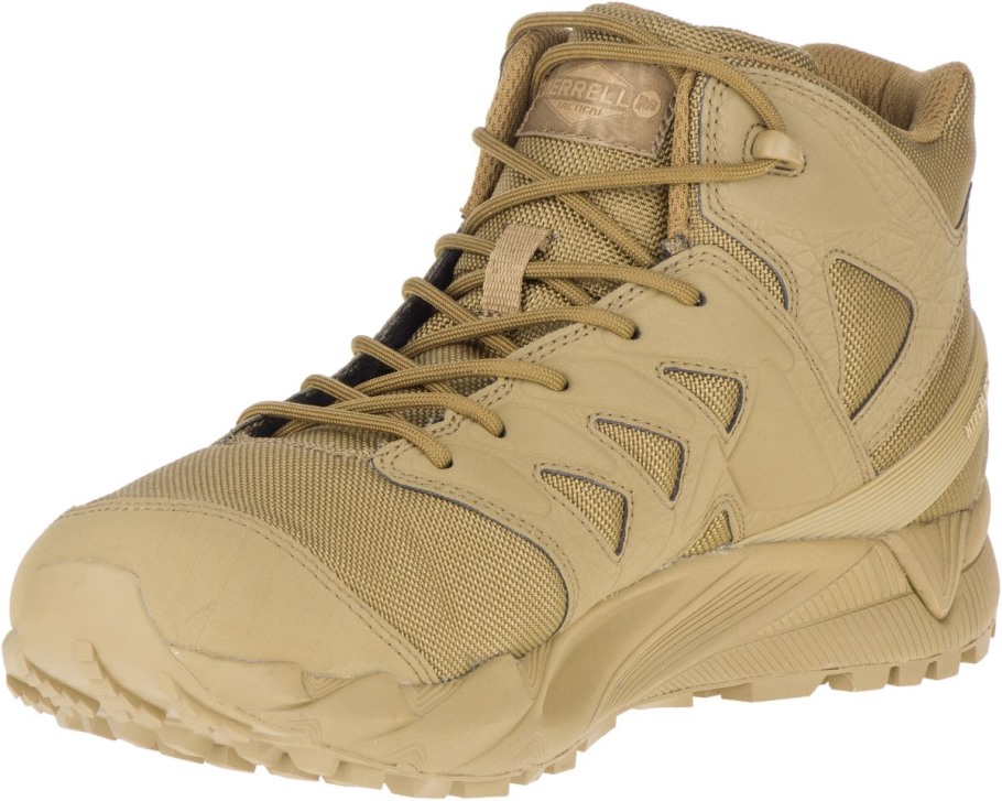 Agility Peak Mid Tactical Waterproof Boot Merrell Coyote