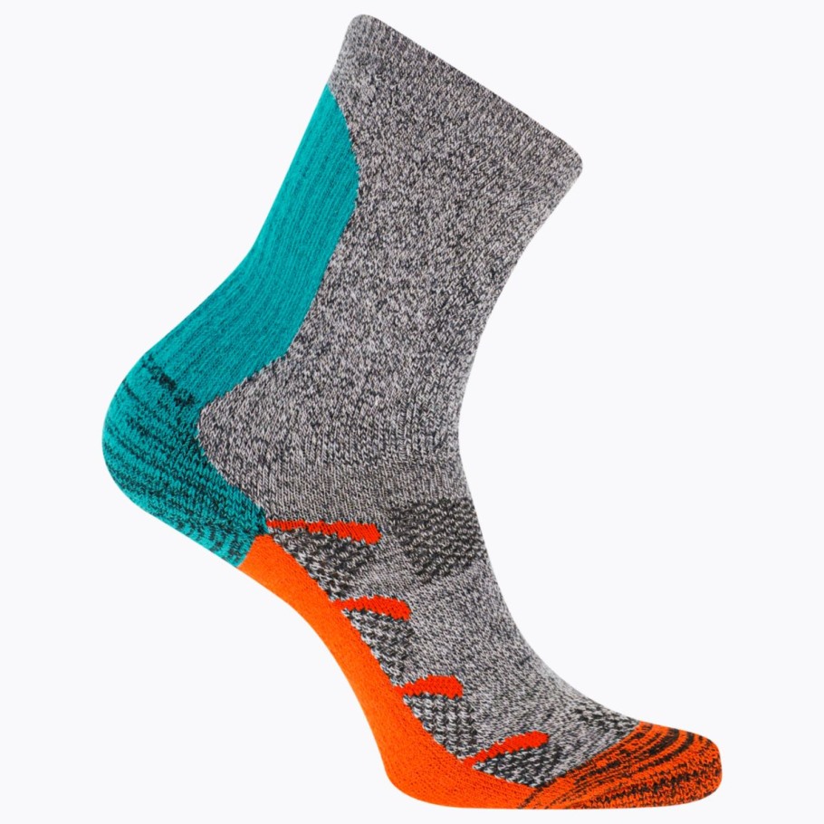 Big Kid's Moab Crew Sock Merrell Orange