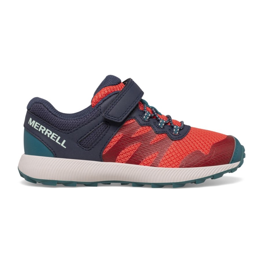 Big Kid's Nova 2 Sneaker Navy Coral Merrell