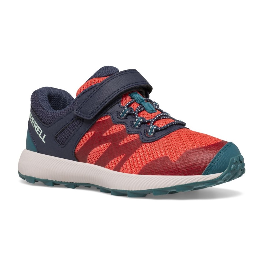 Big Kid's Nova 2 Sneaker Navy Coral Merrell