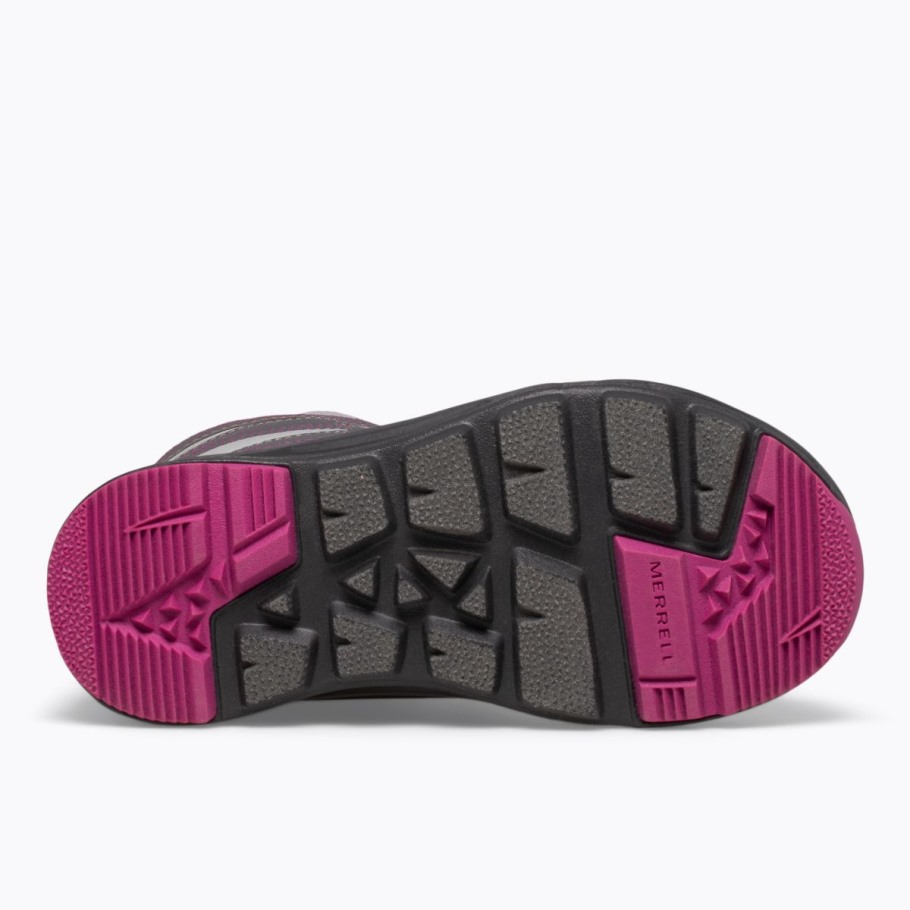 Big Kid's Snow Quest Lite 3.0 Waterproof Merrell Grey Berry