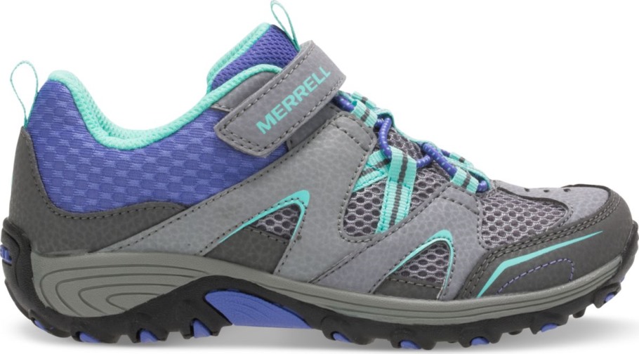 Big Kid's Trail Chaser Shoe Grey Multi Merrell