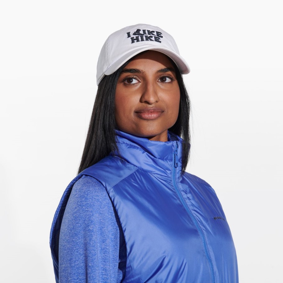 I Like Hike Dad Hat Merrell Cloud Dancer