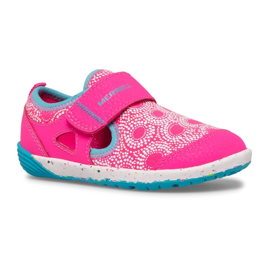 Little Kid's Bare Steps® H2O Chroma Sneaker Merrell Berry Turq
