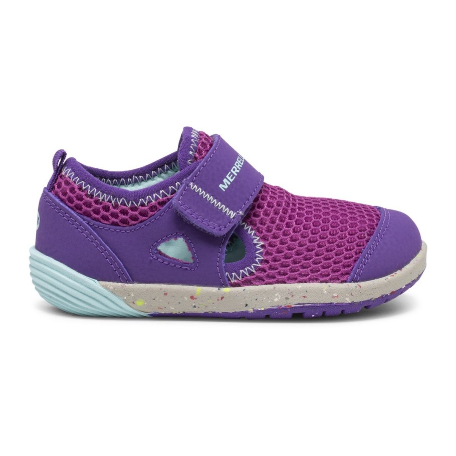 Little Kid's Bare Steps® H2O Sneaker Merrell Purple Turquoise
