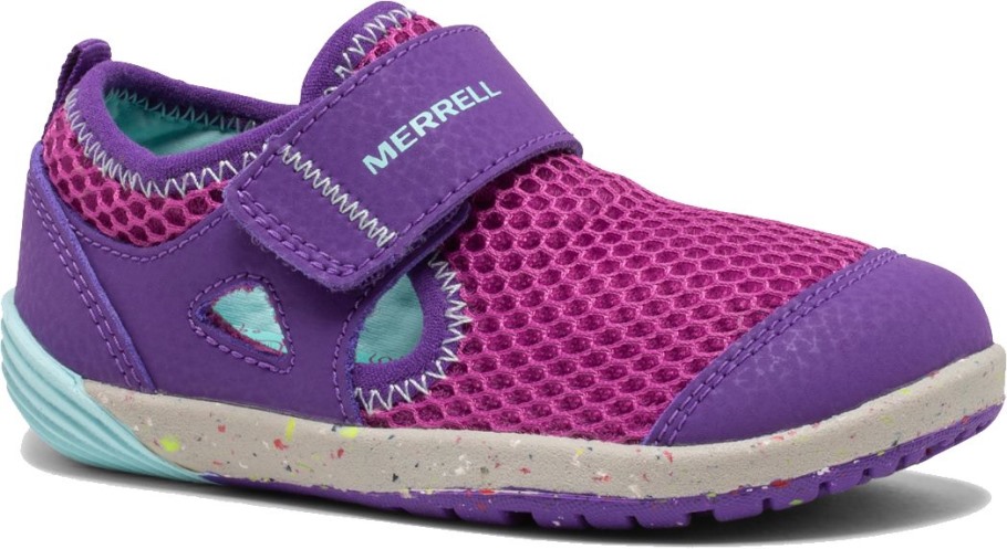 Little Kid's Bare Steps® H2O Sneaker Merrell Purple Turquoise