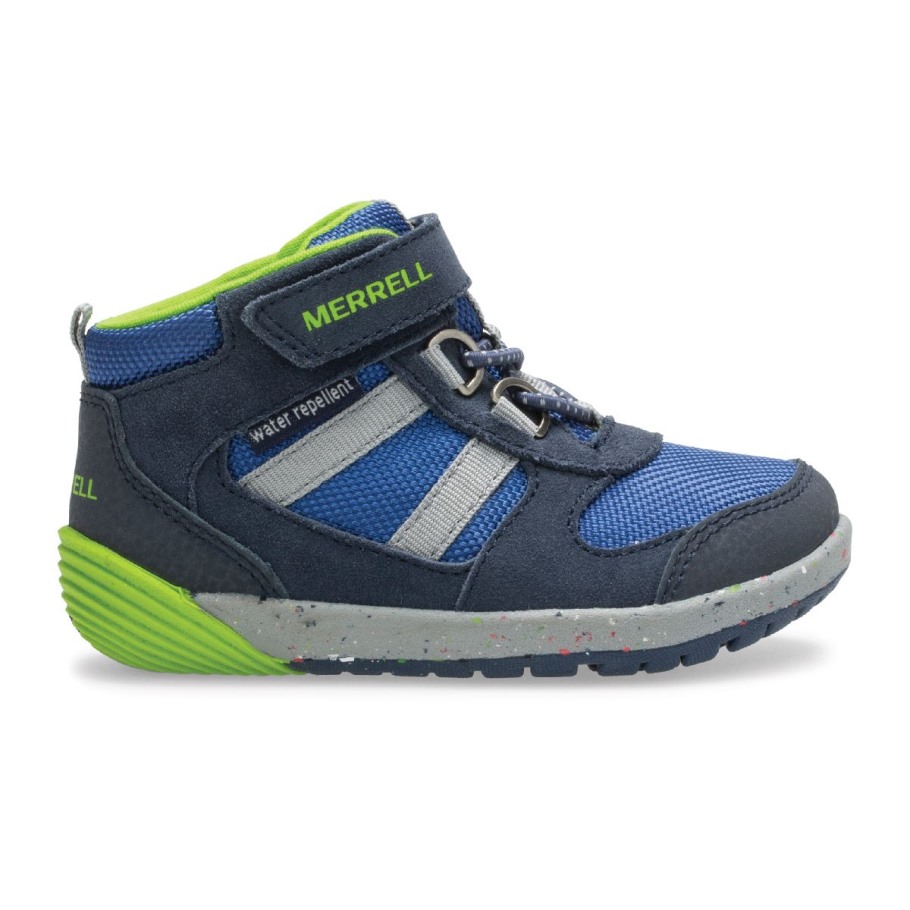 Little Kid's Bare Steps® Ridge Jr Hiker Merrell Navy Green