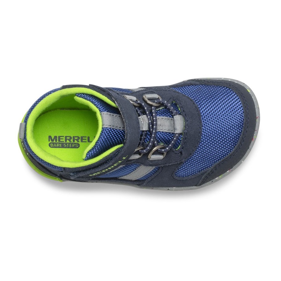 Little Kid's Bare Steps® Ridge Jr Hiker Merrell Navy Green