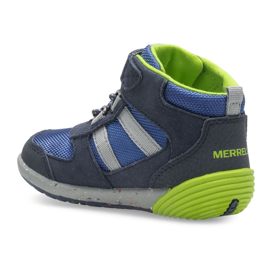 Little Kid's Bare Steps® Ridge Jr Hiker Merrell Navy Green