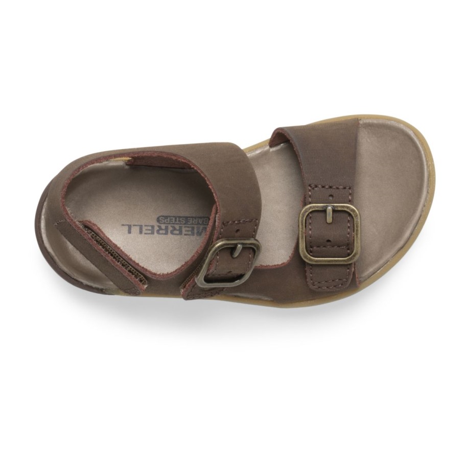 Little Kid's Bare Steps® Sandal Brown Merrell