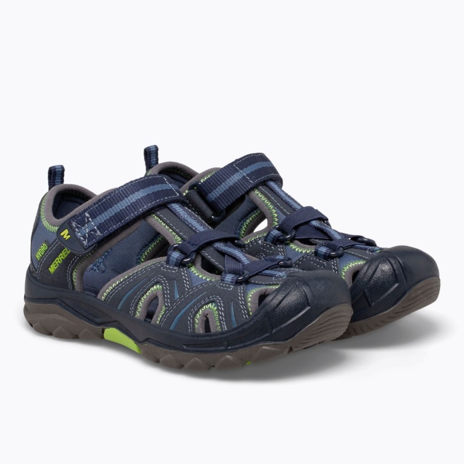 Little Kid's Hydro Sandal Merrell Navy Green