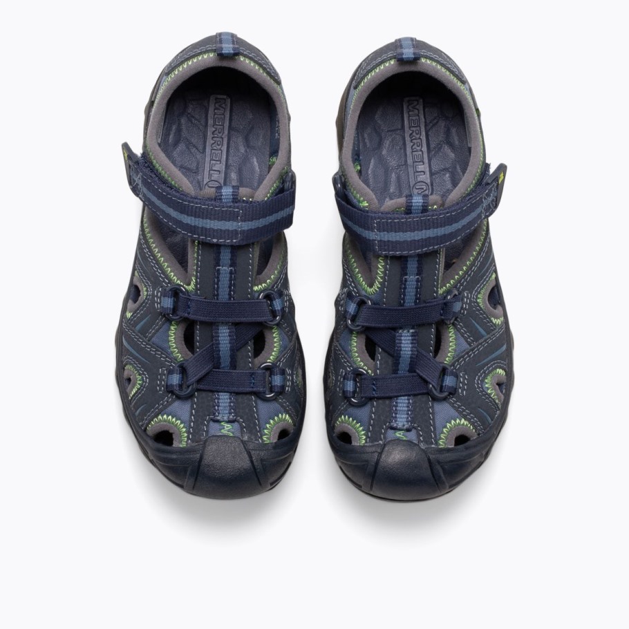 Little Kid's Hydro Sandal Merrell Navy Green
