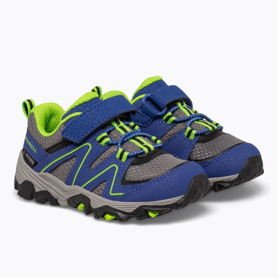 Little Kid's Trail Quest Jr. Blue Green Merrell