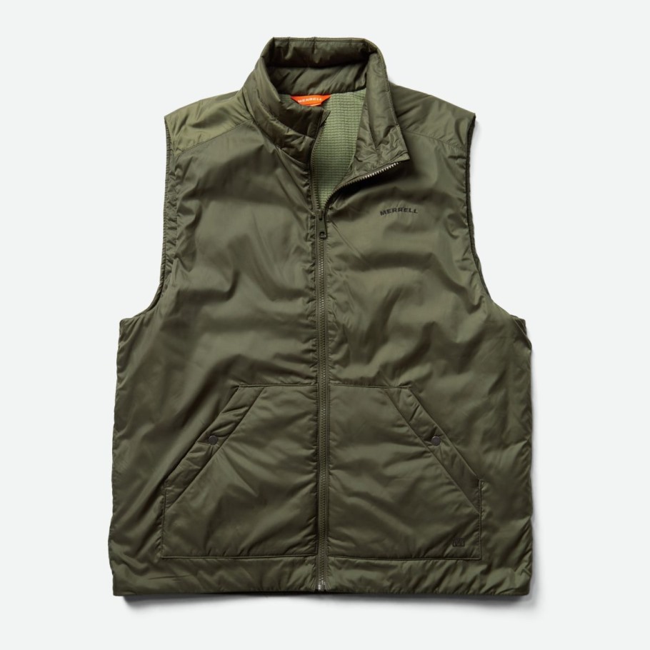 Men's Geotex Insulated Vest Dusty Olive Merrell