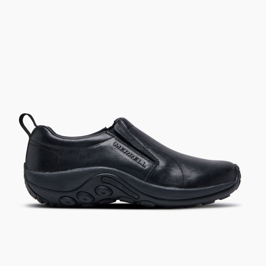Men's Jungle Moc Leather 2 Wide Width Midnight Merrell