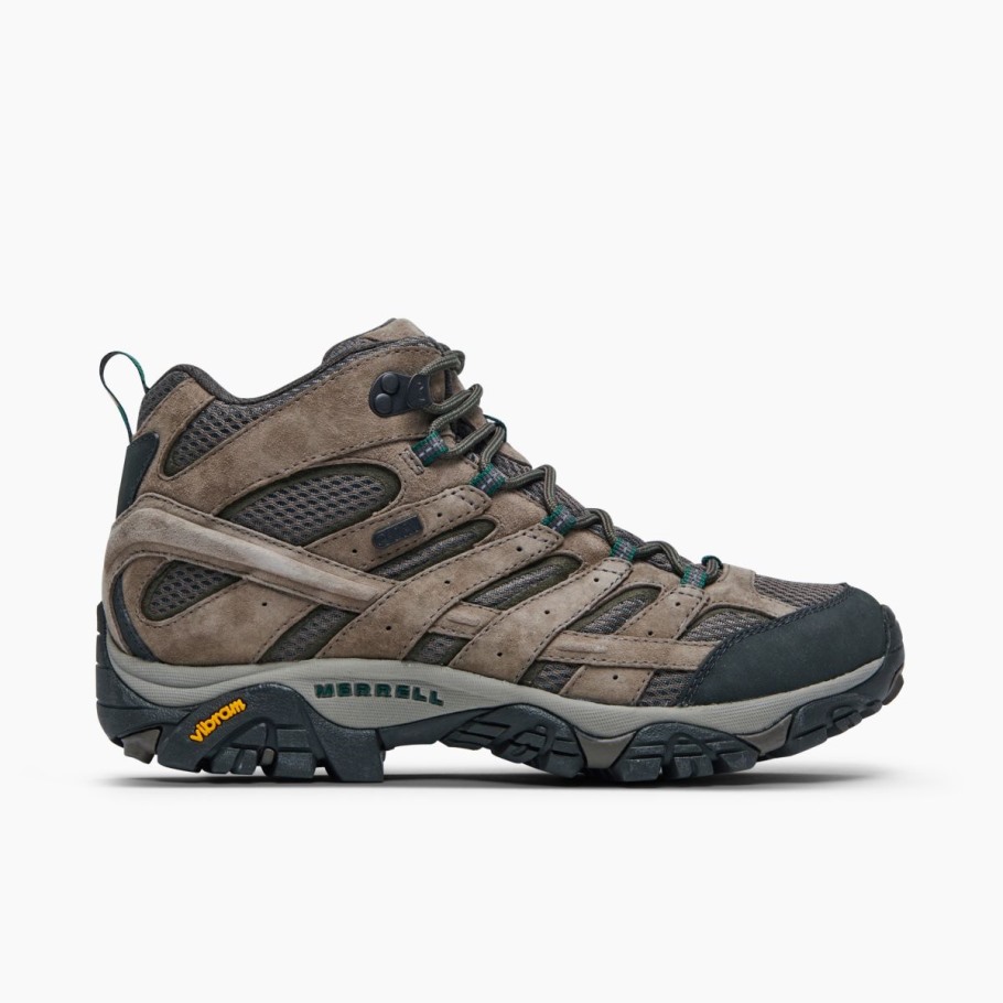 Men's Moab 2 Mid Waterproof Boulder Merrell
