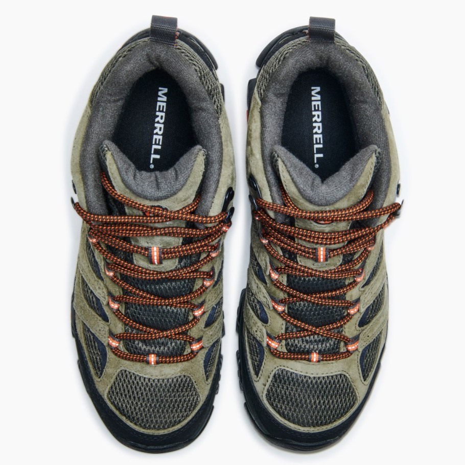 Men's Moab 3 Mid Waterproof Olive Merrell