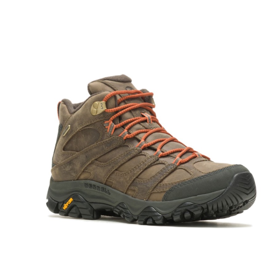 Men's Moab 3 Prime Mid Waterproof Wide Width Canteen Merrell