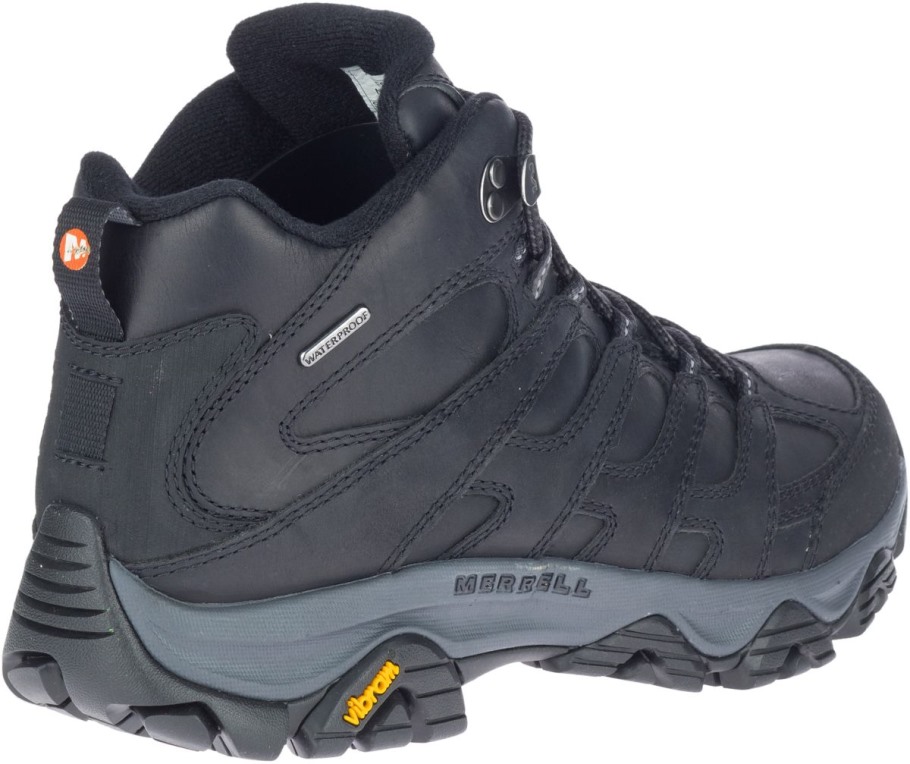 Men's Moab 3 Prime Mid Waterproof Wide Width Merrell Black