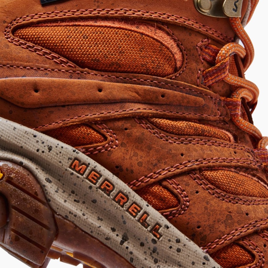 Men's Moab 3 Smooth Mid GORE-TEX Merrell Burnish