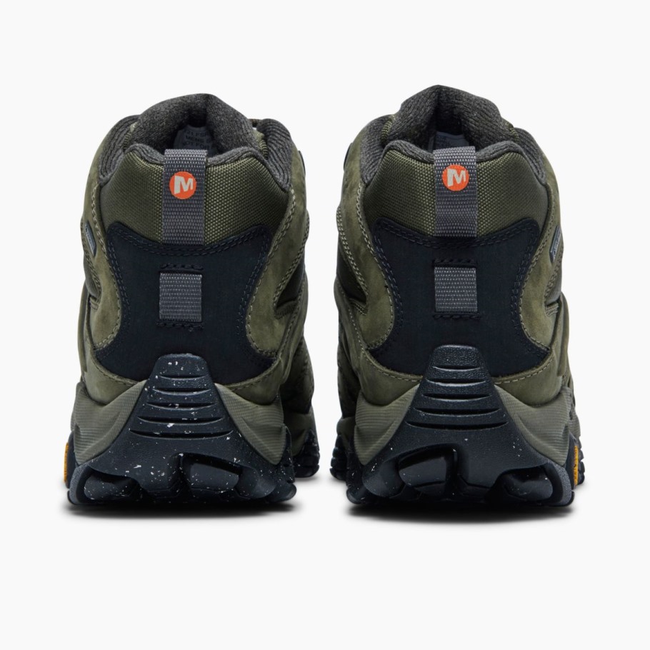 Men's Moab 3 Smooth Mid GORE-TEX Olive Merrell