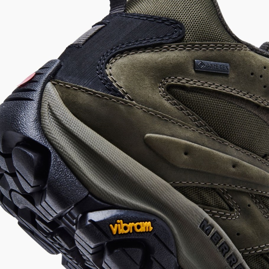 Men's Moab 3 Smooth Mid GORE-TEX Olive Merrell