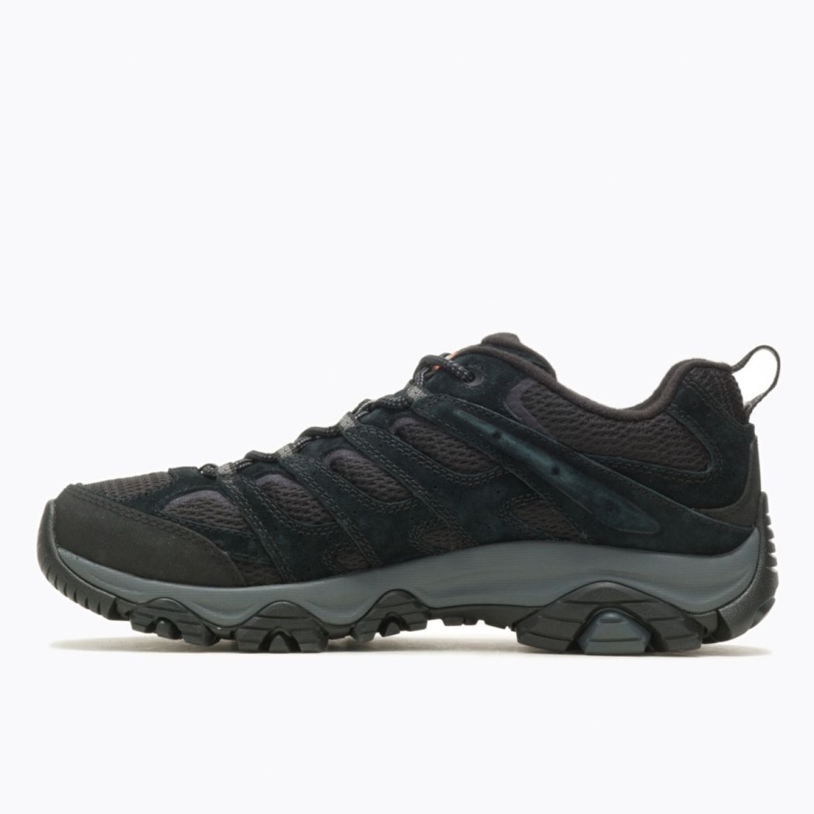 Men's Moab 3 Wide Width Black Night Merrell
