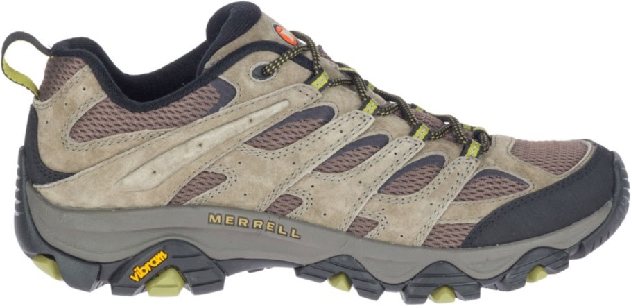Men's Moab 3 Wide Width Walnut Moss Merrell