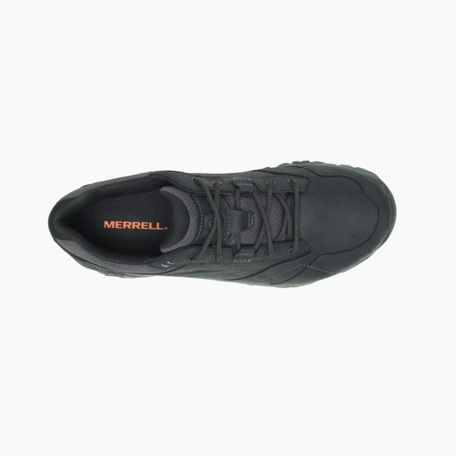 Men's Moab Adventure Lace Wide Width Black Merrell
