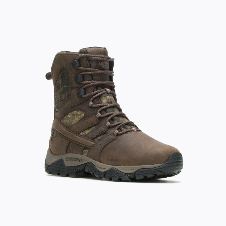 Men's Moab Timber Thermo 8 Waterproof SR Work Boot Merrell Camo