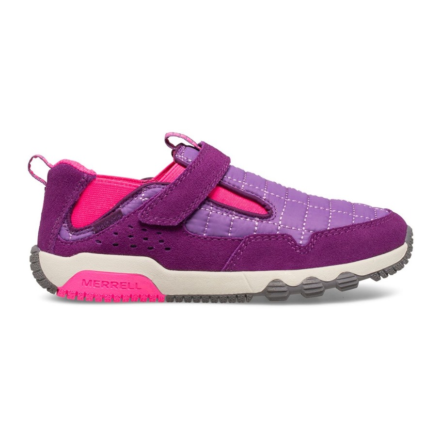 Merrell Big Kid's Free Roam Hut Moc Purple Pink