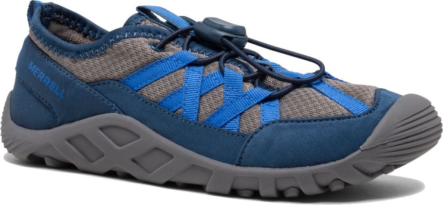 Merrell Big Kid's Hydro Lagoon Sandal Grey Navy