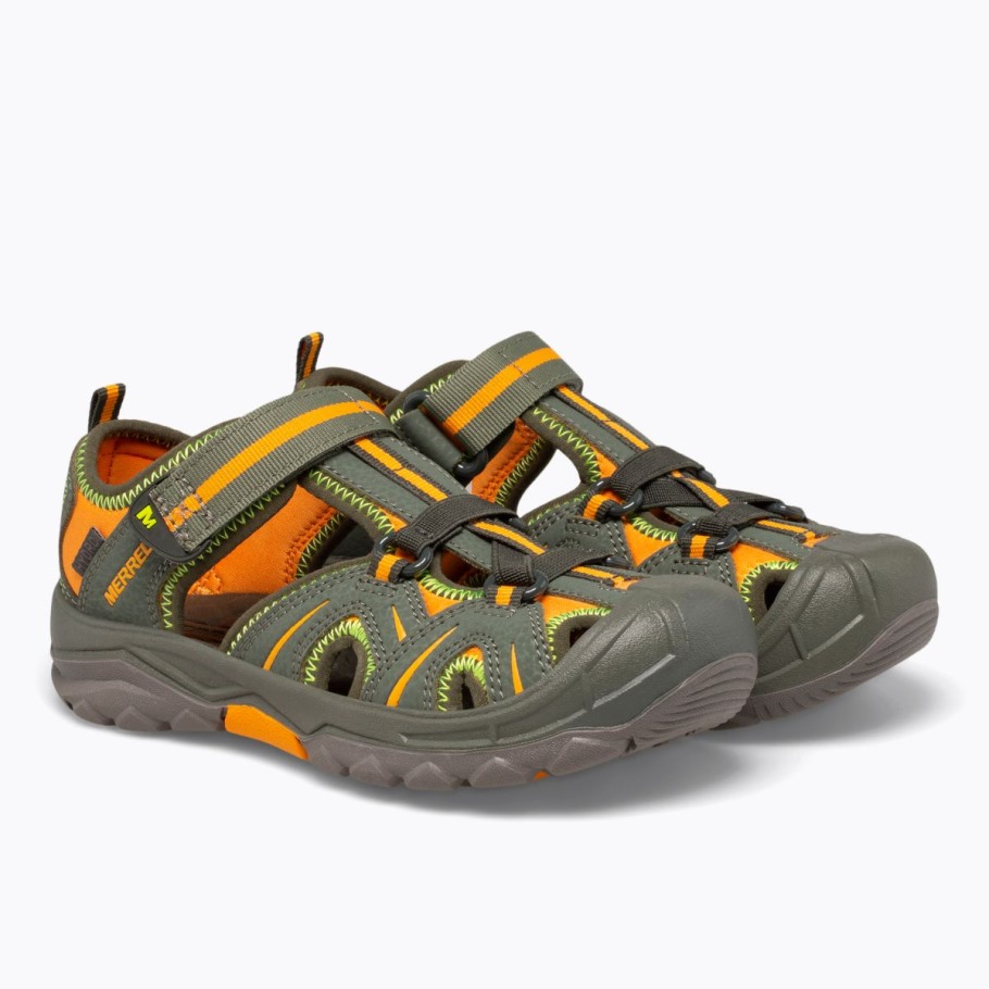 Merrell Big Kid's Hydro Sandal Olive