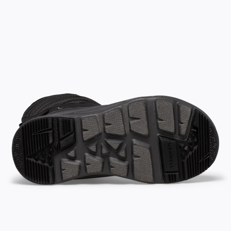 Merrell Big Kid's Snow Quest Lite 3.0 Waterproof Black Grey