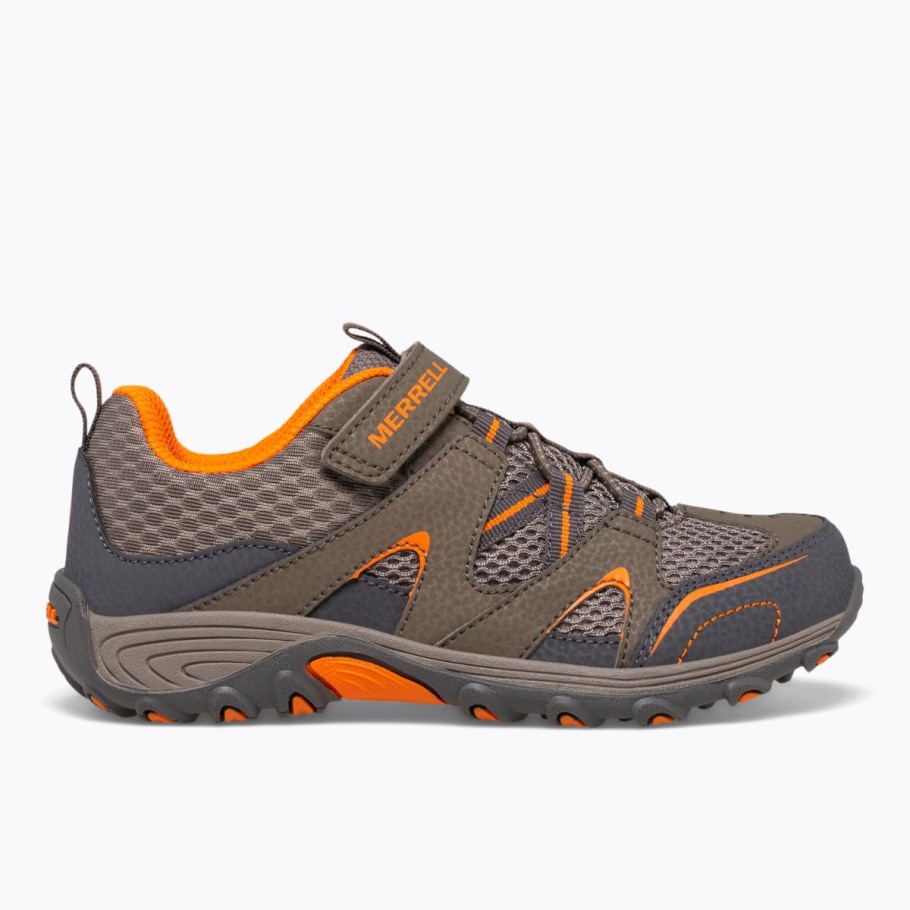Merrell Big Kid's Trail Chaser Shoe Gunsmoke Orange