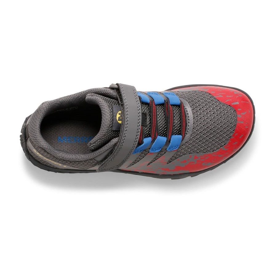 Merrell Big Kid's Trail Glove 5 A/C Shoe Grey Primary