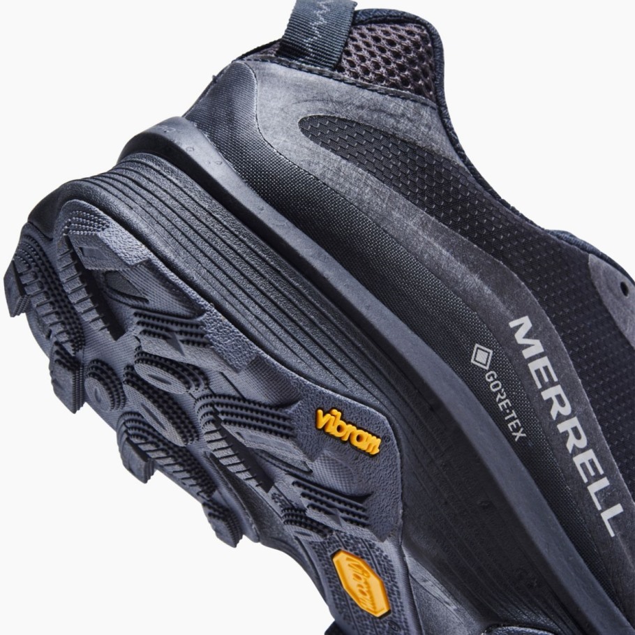 Merrell Black Asphalt Men's Moab Speed GORE-TEX