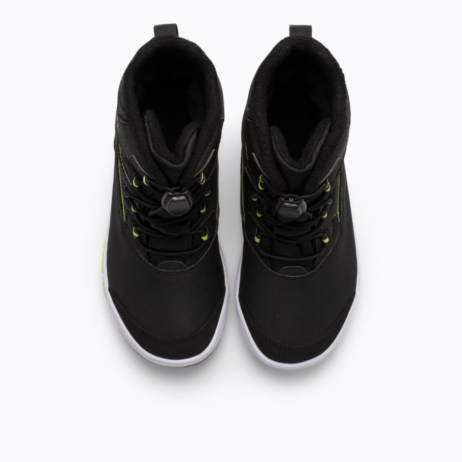 Merrell Black Grey Green Little Kid's Snow Bank 3.0 Boot