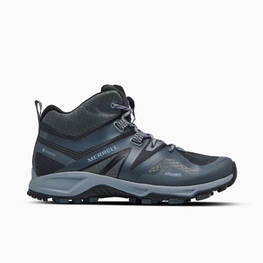 Merrell Black Grey Men's MQM Flex 2 Mid GORE-TEX
