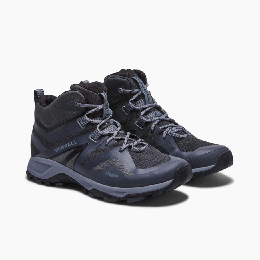 Merrell Black Grey Men's MQM Flex 2 Mid GORE-TEX