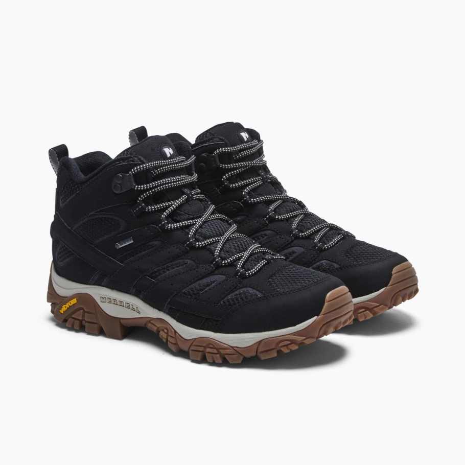 Merrell Black Gum Men's Moab 2 Mid GORE-TEX