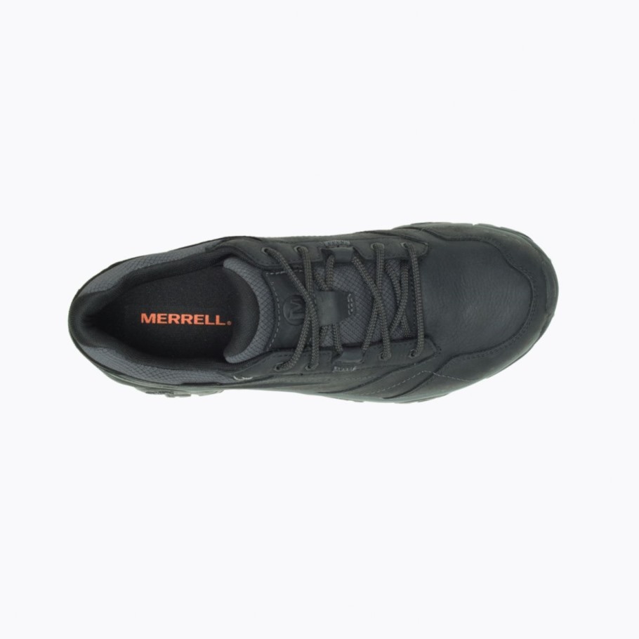 Merrell Black Men's Moab Adventure Lace Waterproof