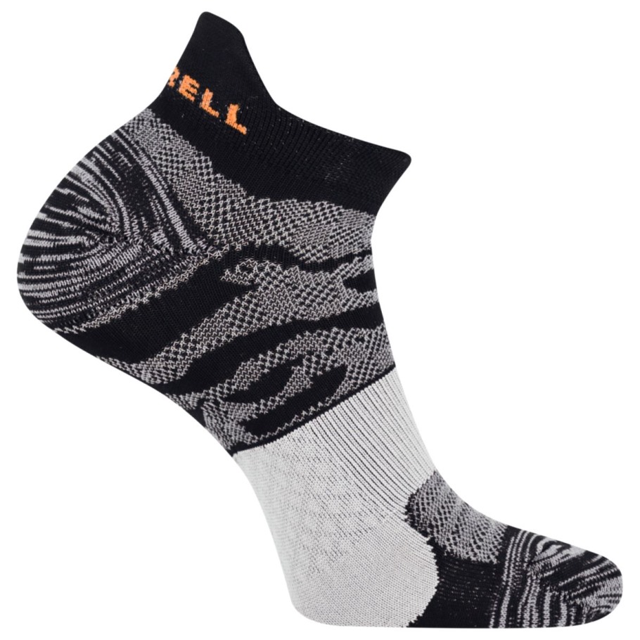 Merrell Black Trail Glove Low Cut Double Tab Sock
