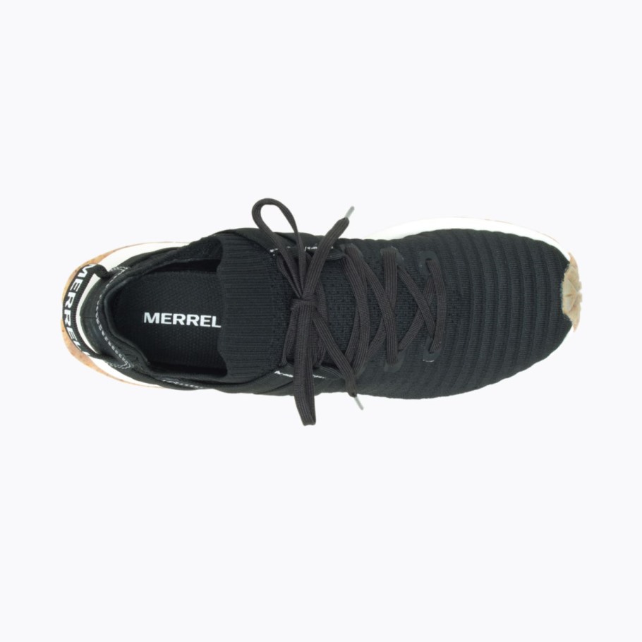 Merrell Black White Men's Embark Lace Sneaker Eco Dye