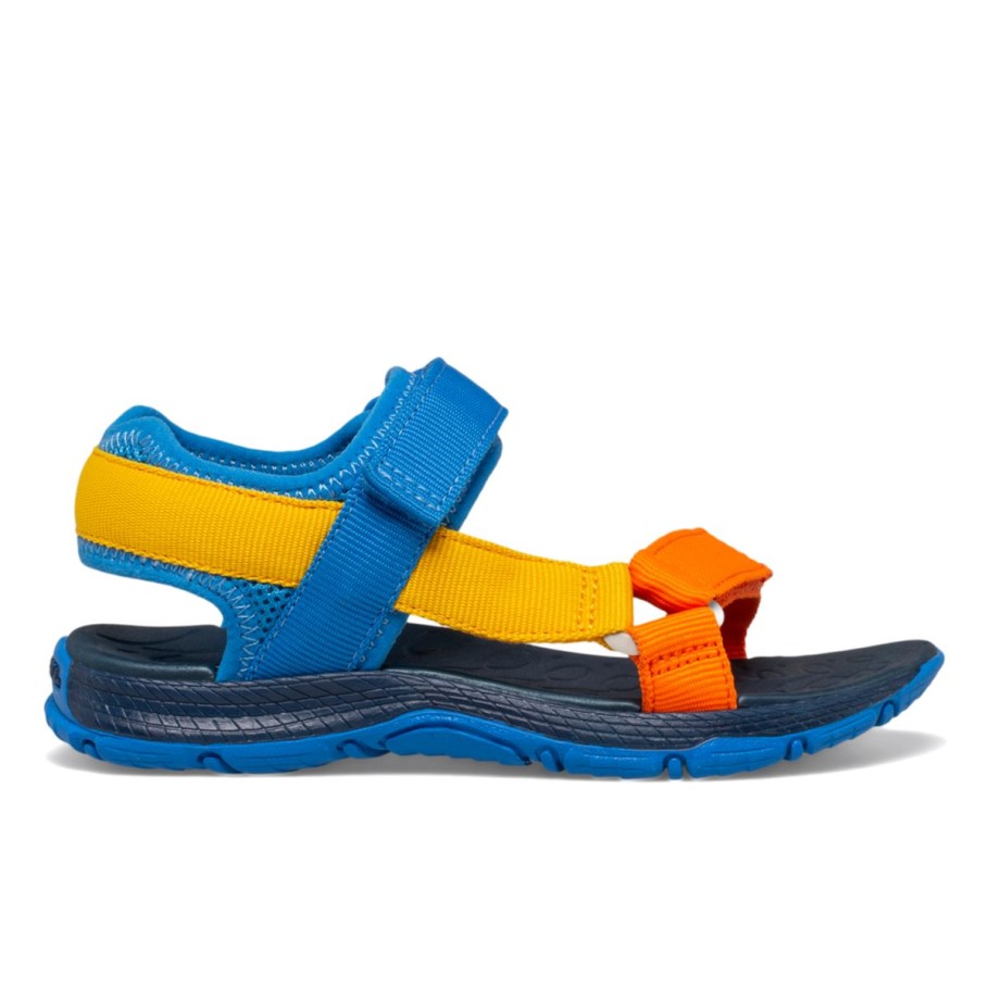 Merrell Blue Multi Little Kid's Kahuna Web Sandal