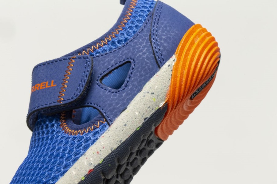 Merrell Blue Orange Little Kid's Bare Steps® H2O Sneaker