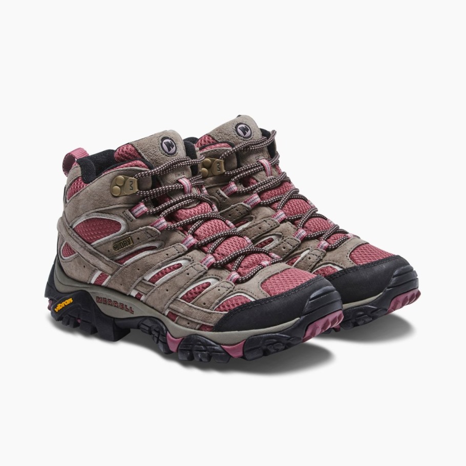 Merrell Boulder Blush Women's Moab 2 Mid Waterproof
