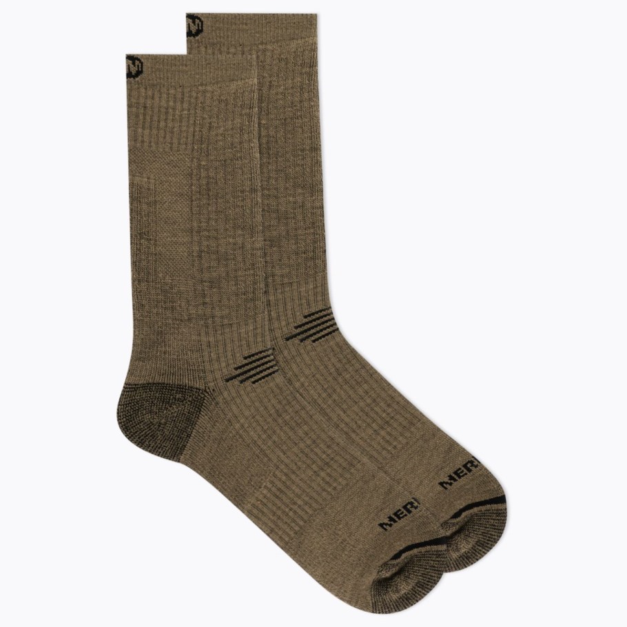 Merrell Brown Elite Tactical Crew Sock