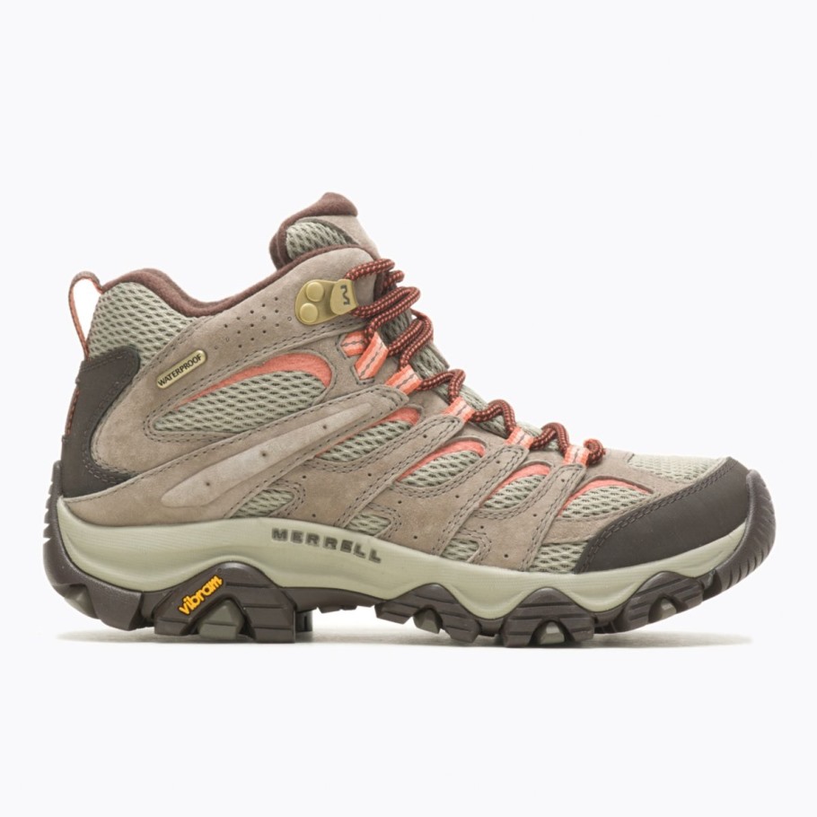 Merrell Bungee Cord Women's Moab 3 Mid Waterproof Wide Width
