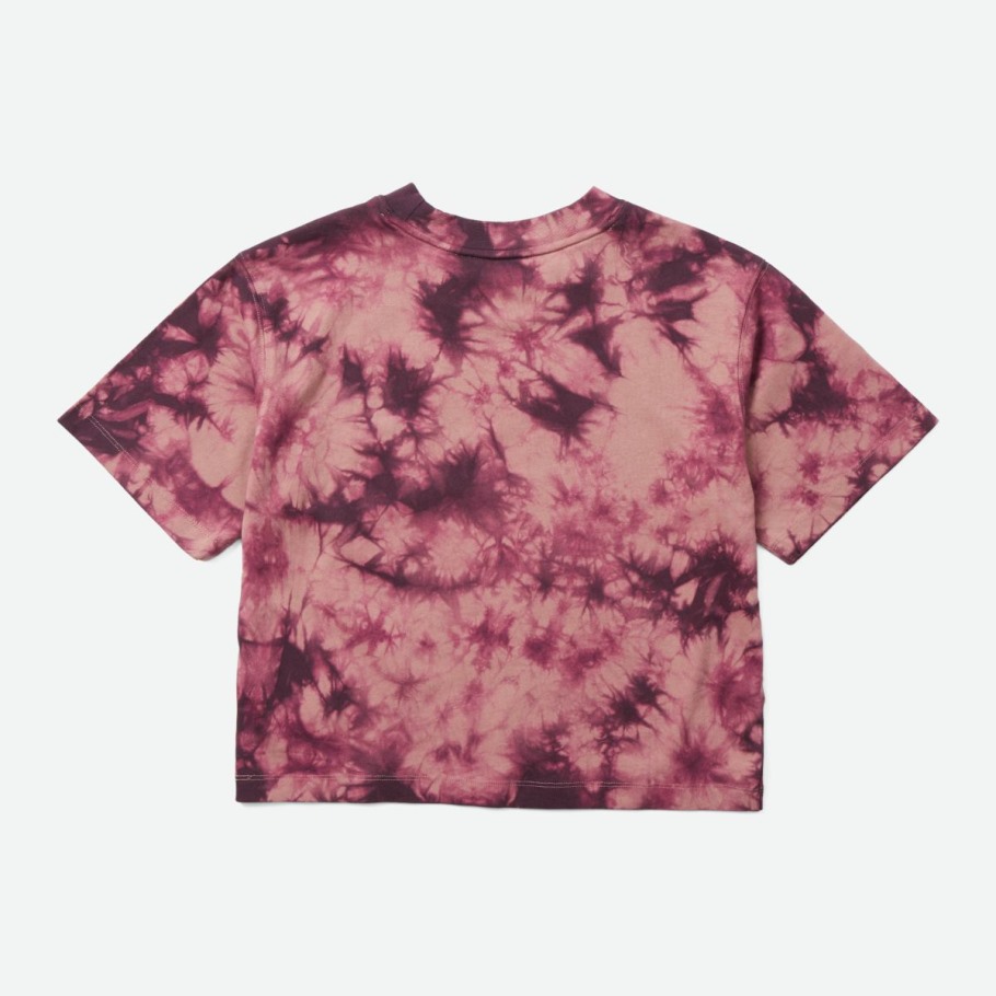 Merrell Burgundy Tie Dye Women's Sunbaked Arc Tee